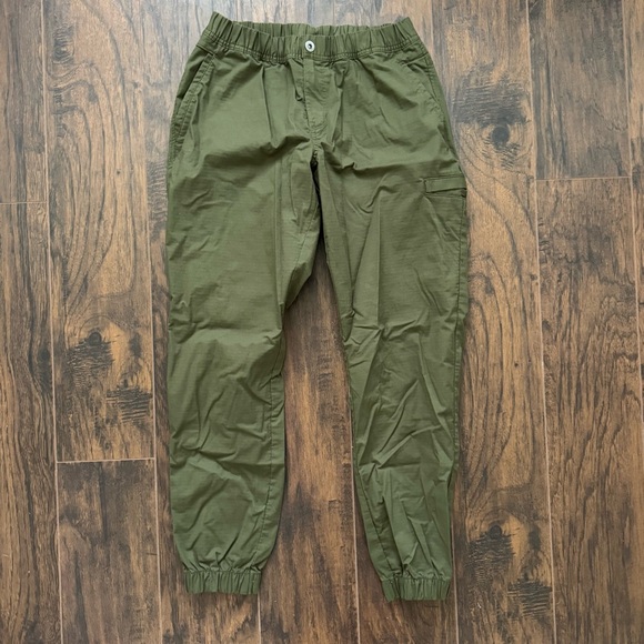 Prana Size 8 Green Jogger Pants - Picture 1 of 9